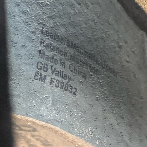 GIANI BERNINI-Black Suede ‘VALLAY’ Leather Heels size 8M - Picture 6 of 7